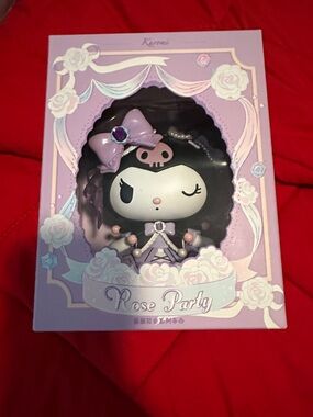Kuromi Rose Party Purple Figurine Collectible